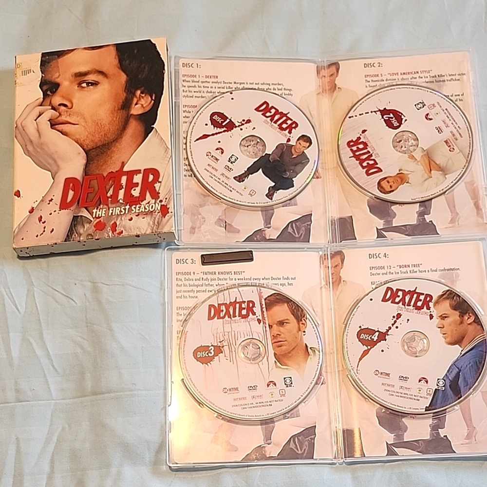 Showtime Collection Dexter DVD Set - Red and White